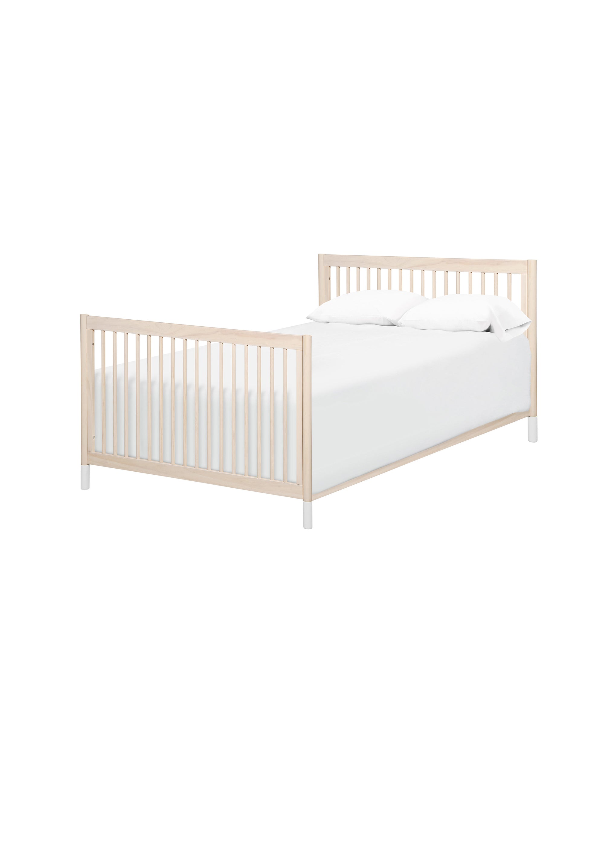 GELATO 4-IN-1 CONVERTIBLE CRIB WITH TODDLER BED CONVERSION KIT - WASHED NATURAL