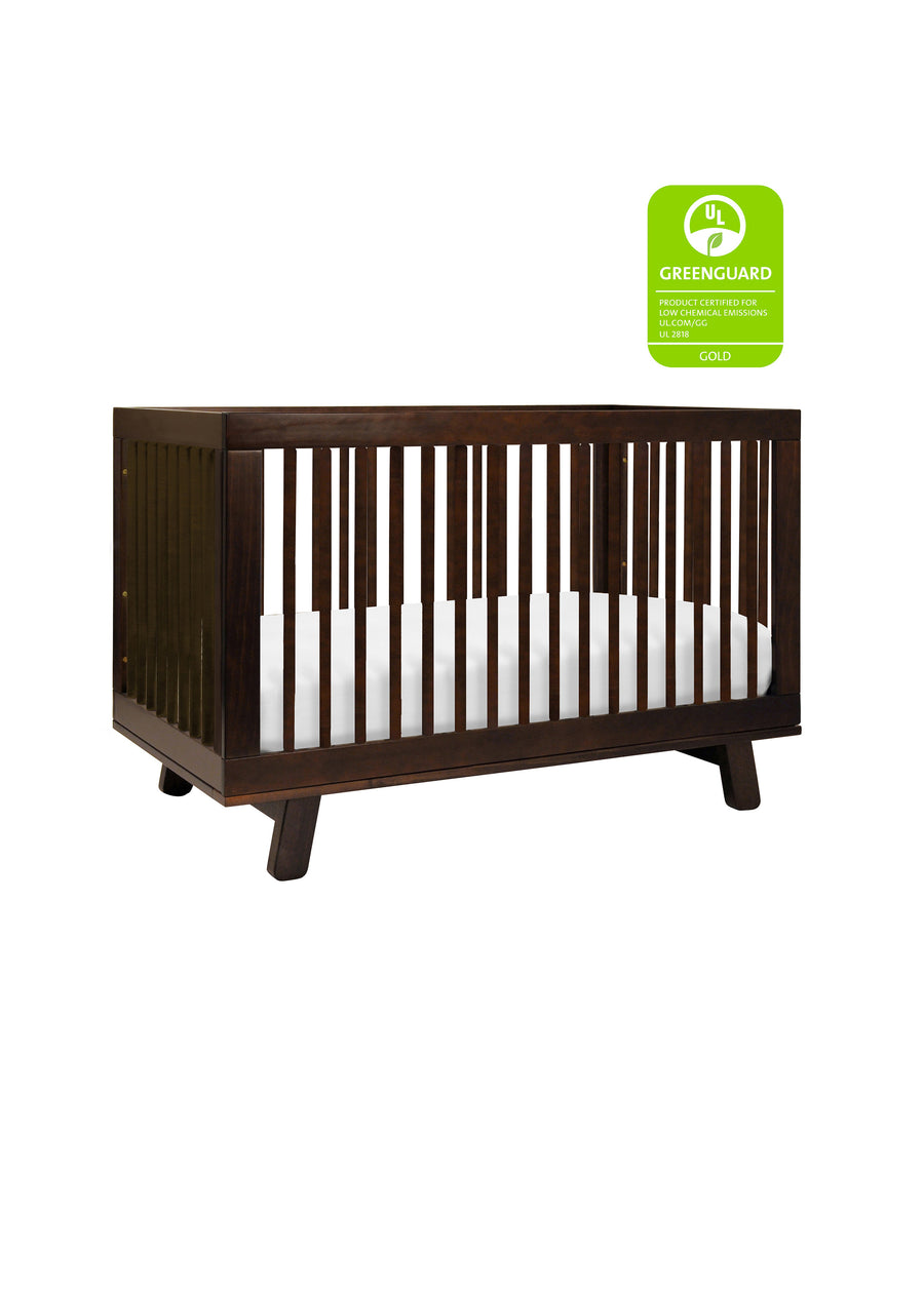 HUDSON 3-IN-1 CONVERTIBLE CRIB WITH TODDLER BED CONVERSION KIT - ESPRESSO