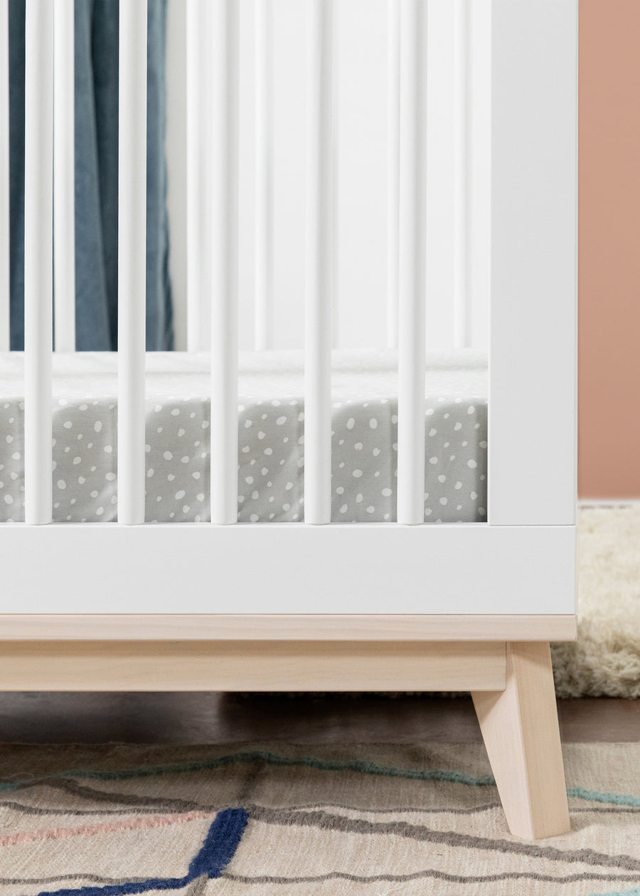 SCOOT 3-IN-1 CONVERTIBLE CRIB WITH TODDLER BED CONVERSION KIT
