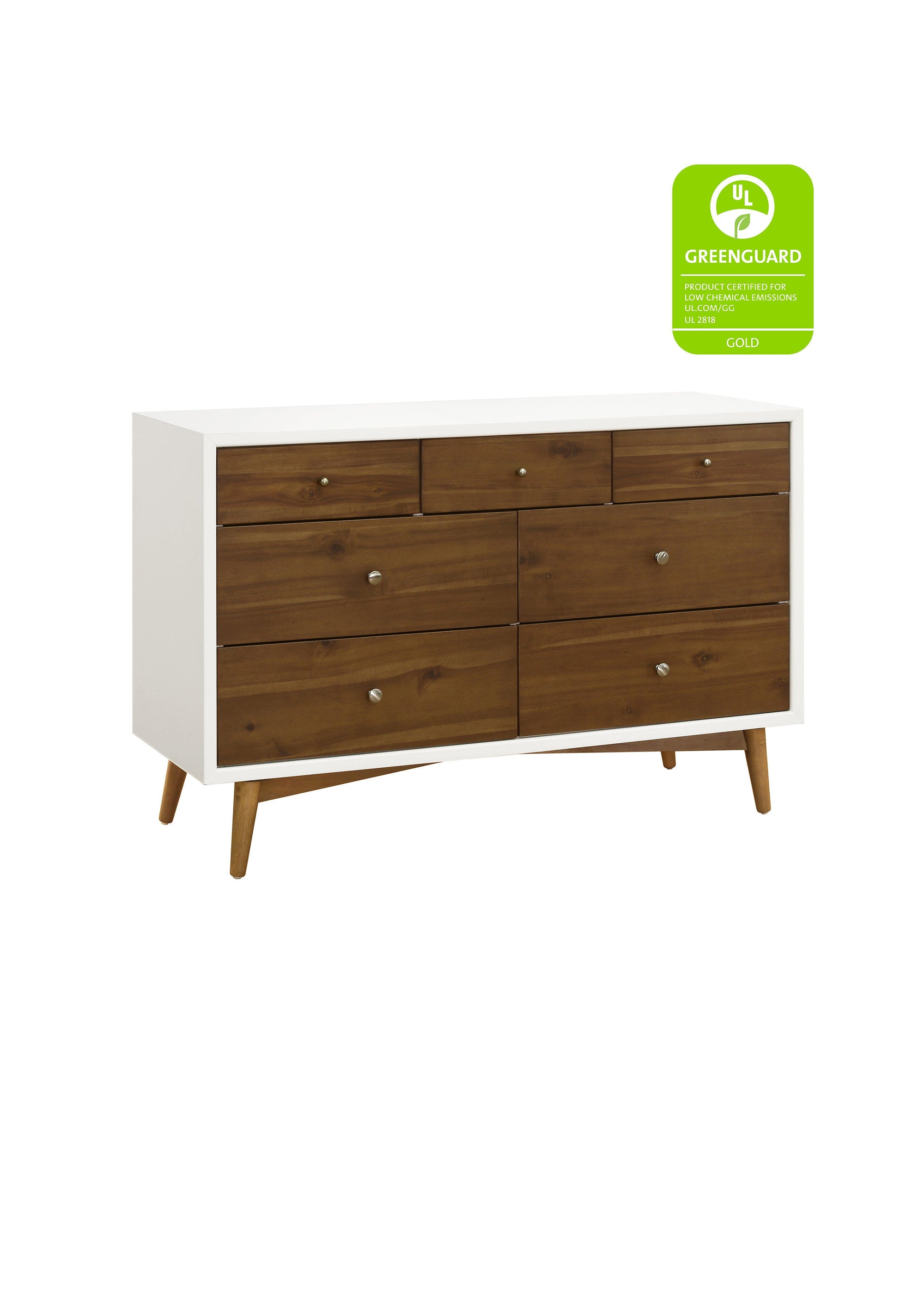 PALMA 7 DRAWER ASSEMBLED DOUBLE DRESSER - COLOR OPTIONS