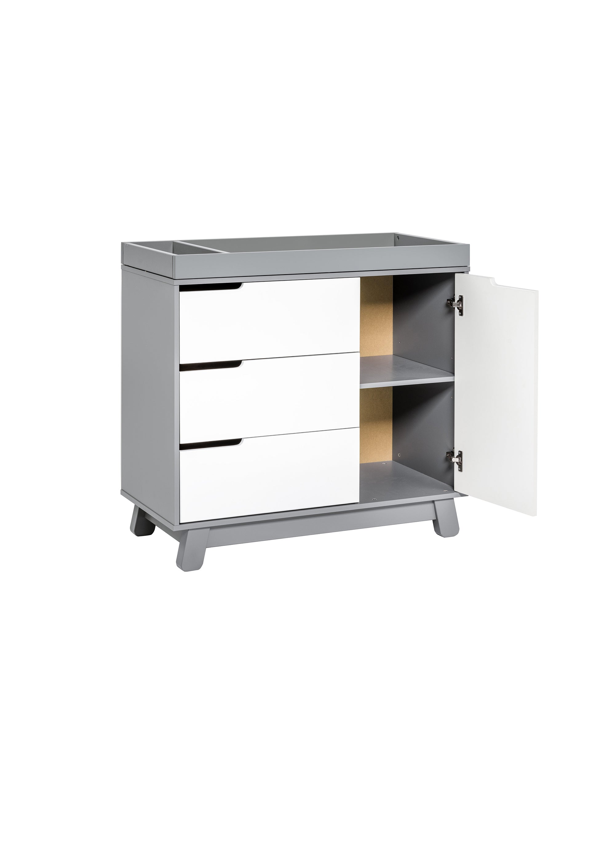 HUDSON CHANGER DRESSER - GREY/WHITE