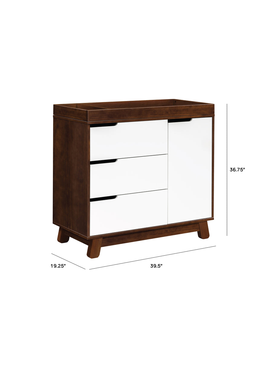 HUDSON CHANGER DRESSER - ESPRESSO/WHITE