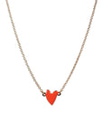 GRANT RED HEART NECKLACE