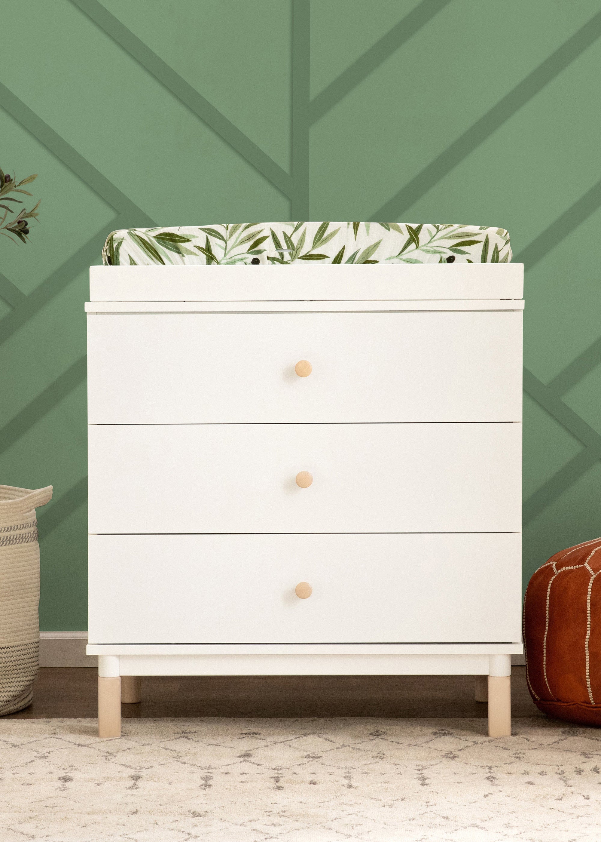 GELATO 3 DRAWER CHANGER DRESSER - WHITE