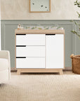 HUDSON CHANGER DRESSER - WASHED NATURAL/WHITE