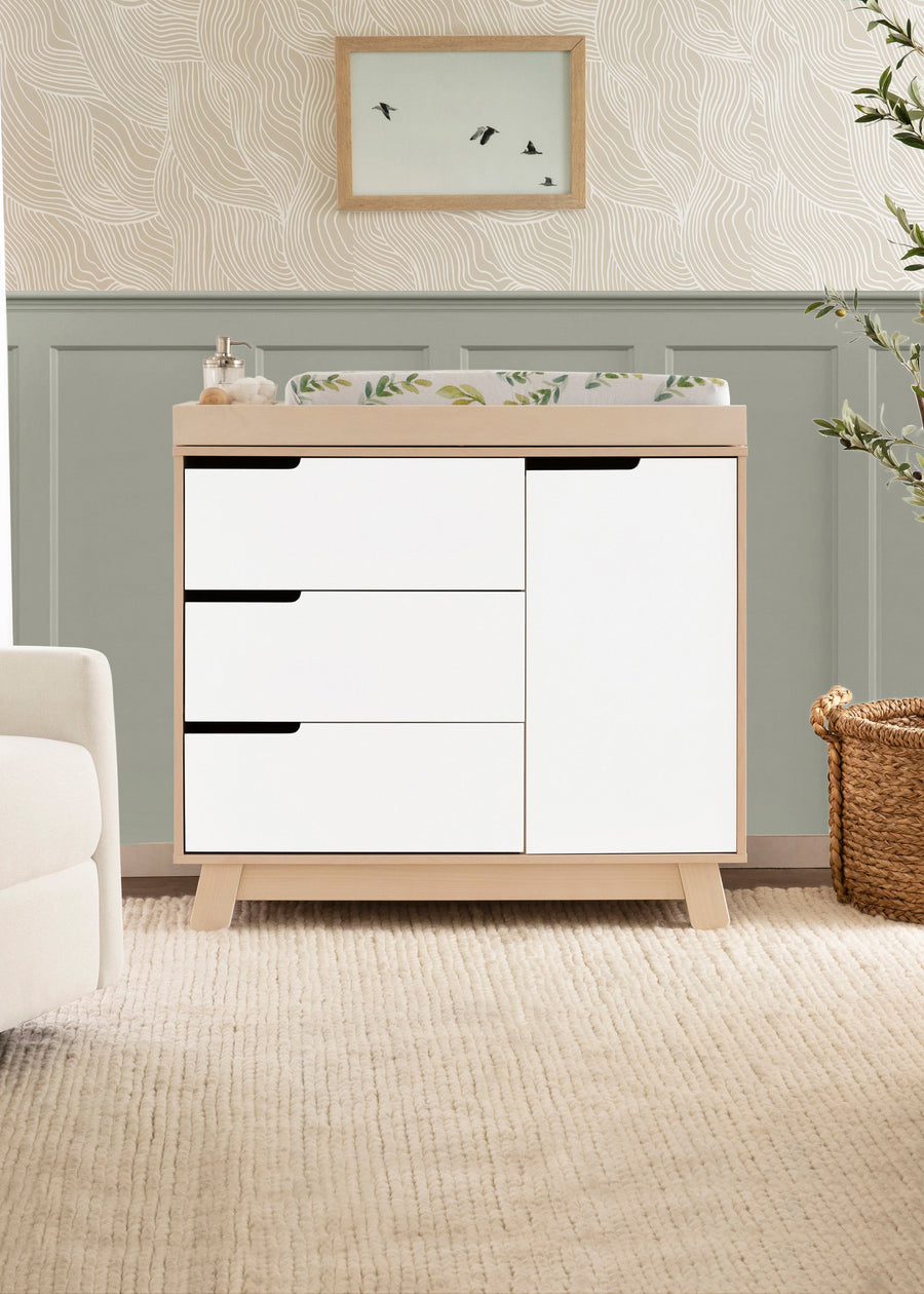 HUDSON CHANGER DRESSER - WASHED NATURAL/WHITE