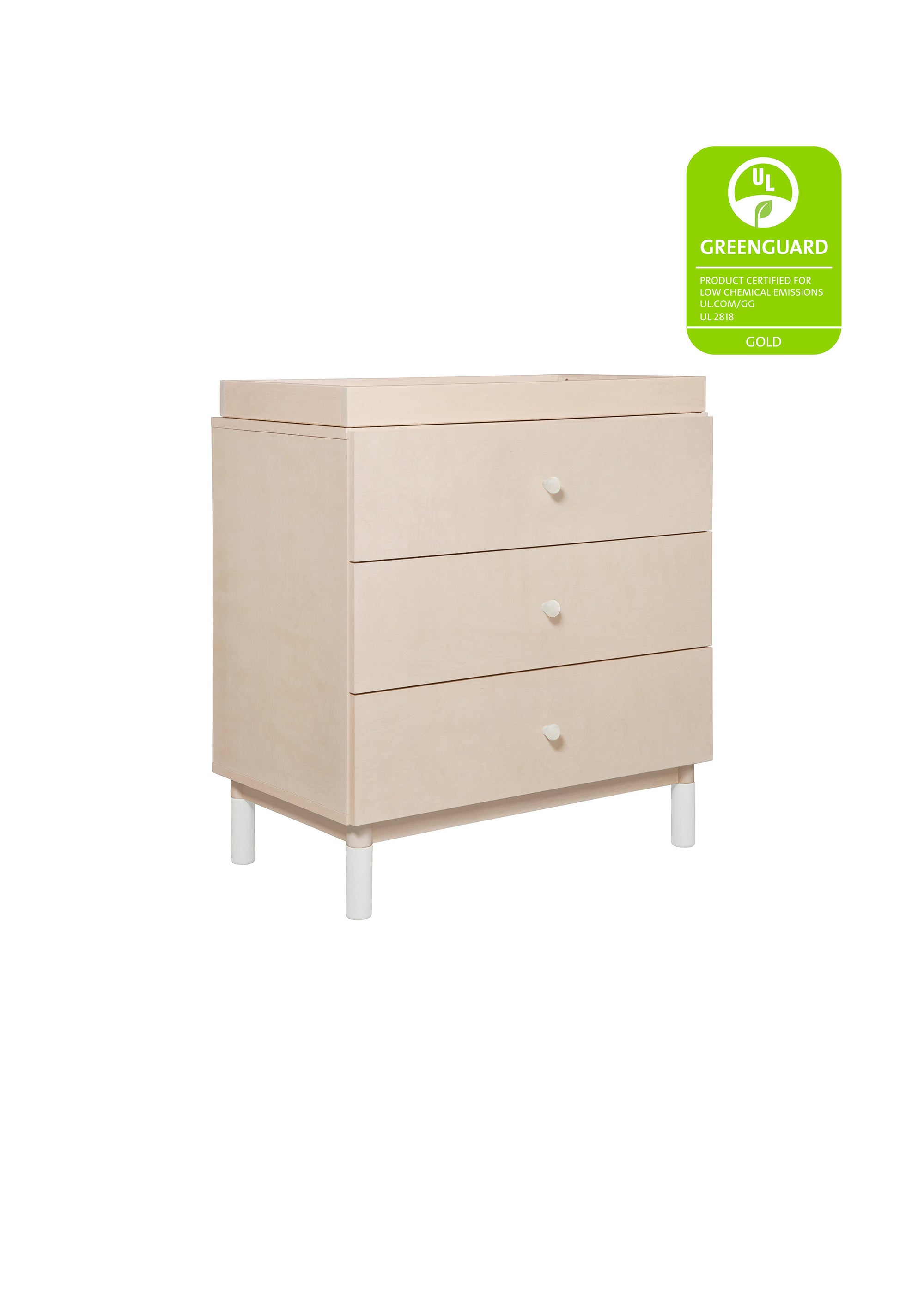 GELATO 3 DRAWER CHANGER DRESSER - WASHED NATURAL