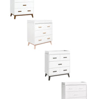 SCOOT 3-DRAWER CHANGER DRESSER WITH REMOVABLE CHANGING TRAY - COLOR OPTIONS