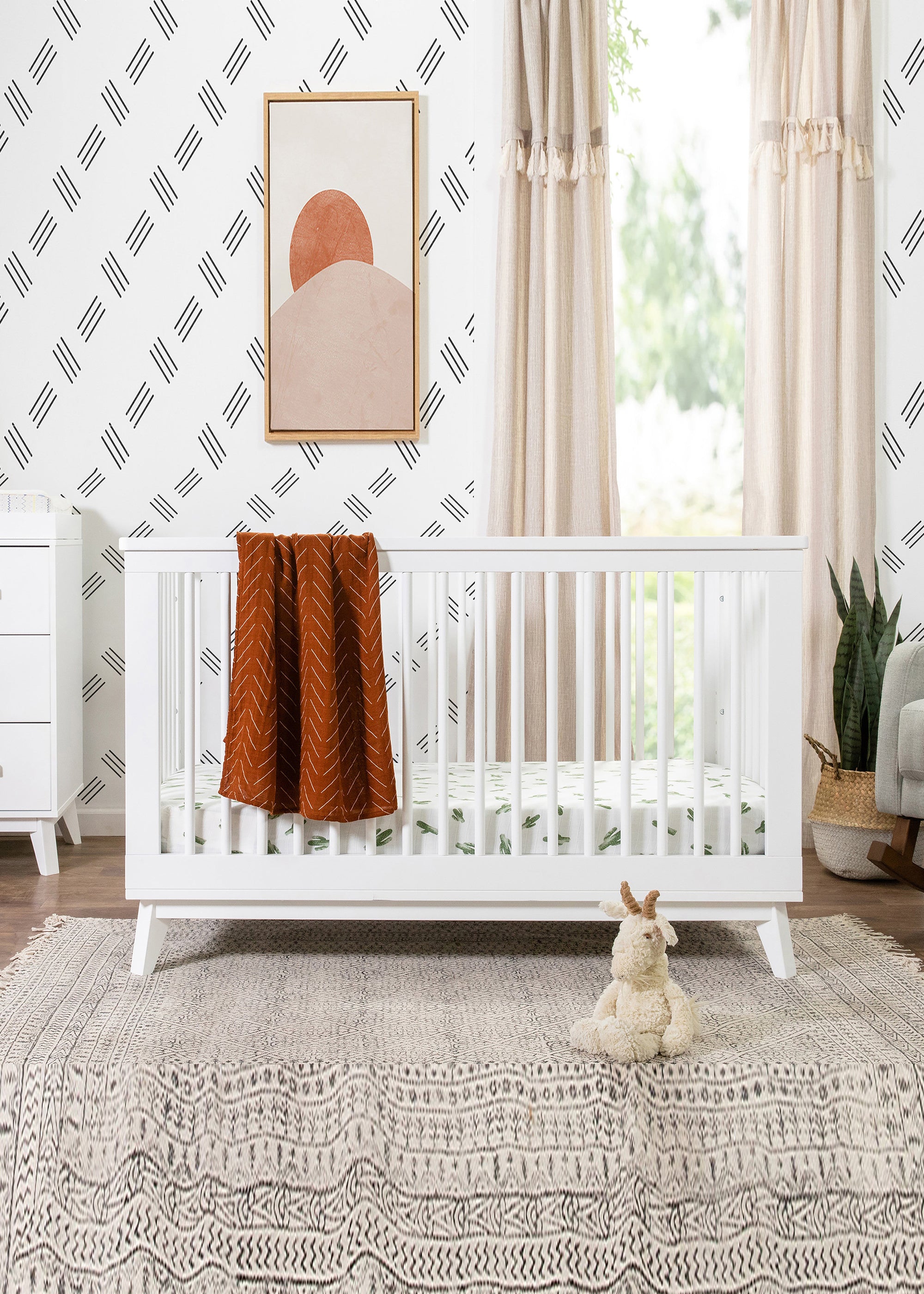 SCOOT 3-IN-1 CONVERTIBLE CRIB WITH TODDLER BED CONVERSION KIT