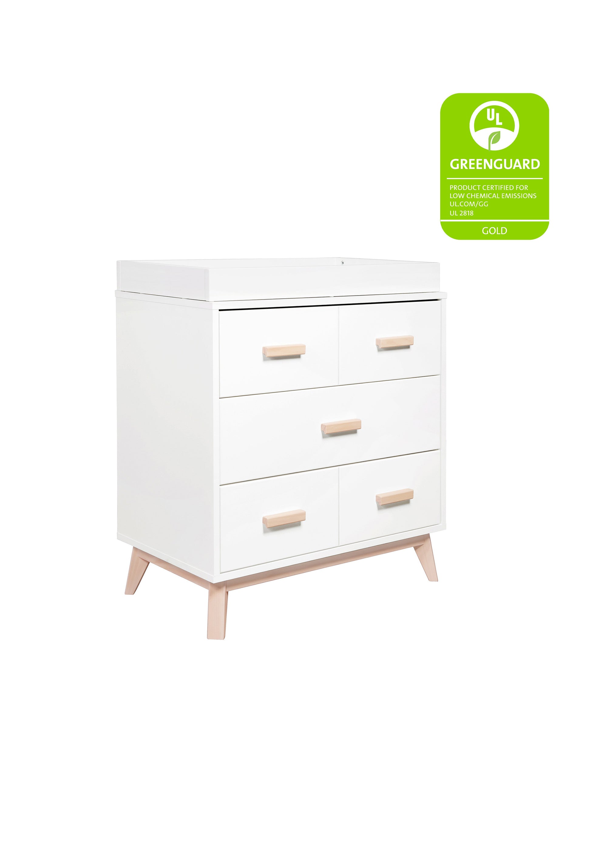 SCOOT 3-DRAWER CHANGER DRESSER WITH REMOVABLE CHANGING TRAY - COLOR OPTIONS