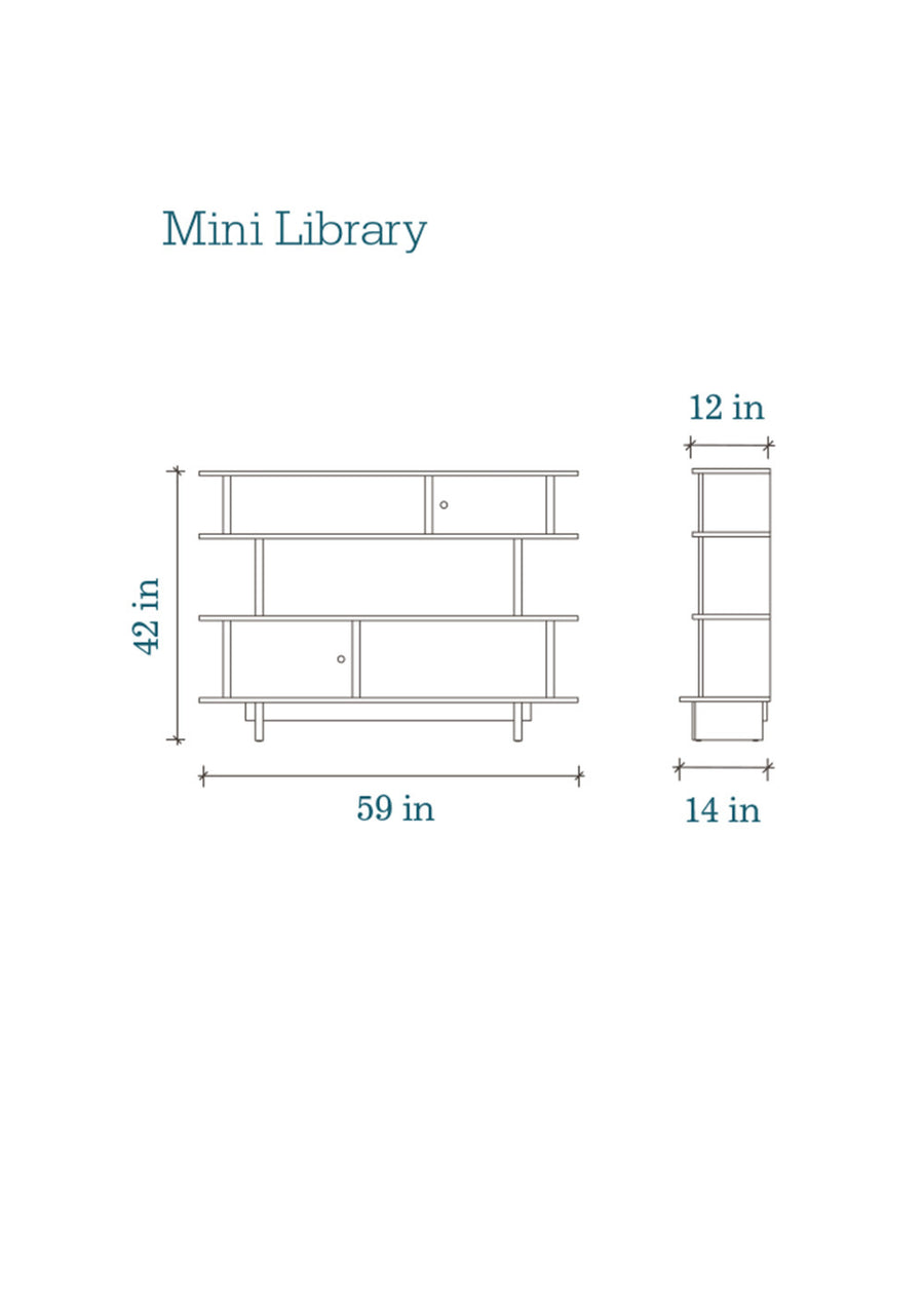 MINI LIBRARY - BIRCH