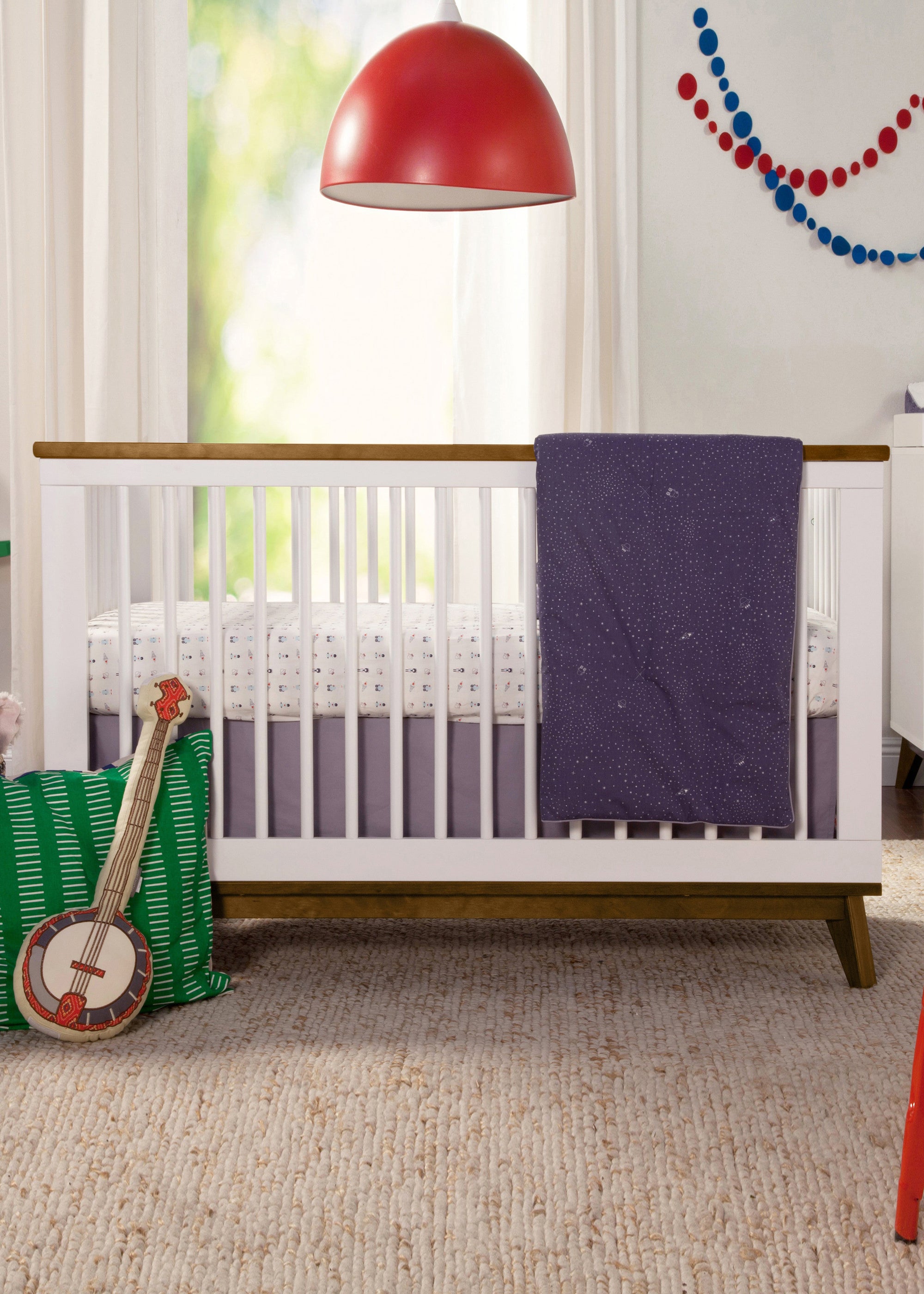 SCOOT 3-IN-1 CONVERTIBLE CRIB WITH TODDLER BED CONVERSION KIT