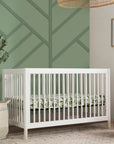 GELATO 4-IN-1 CONVERTIBLE CRIB WITH TODDLER BED CONVERSION KIT - WHITE