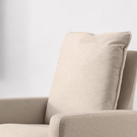 CALI PILLOWBACK SWIVEL GLIDER IN ECO PERFORMANCE FABRIC