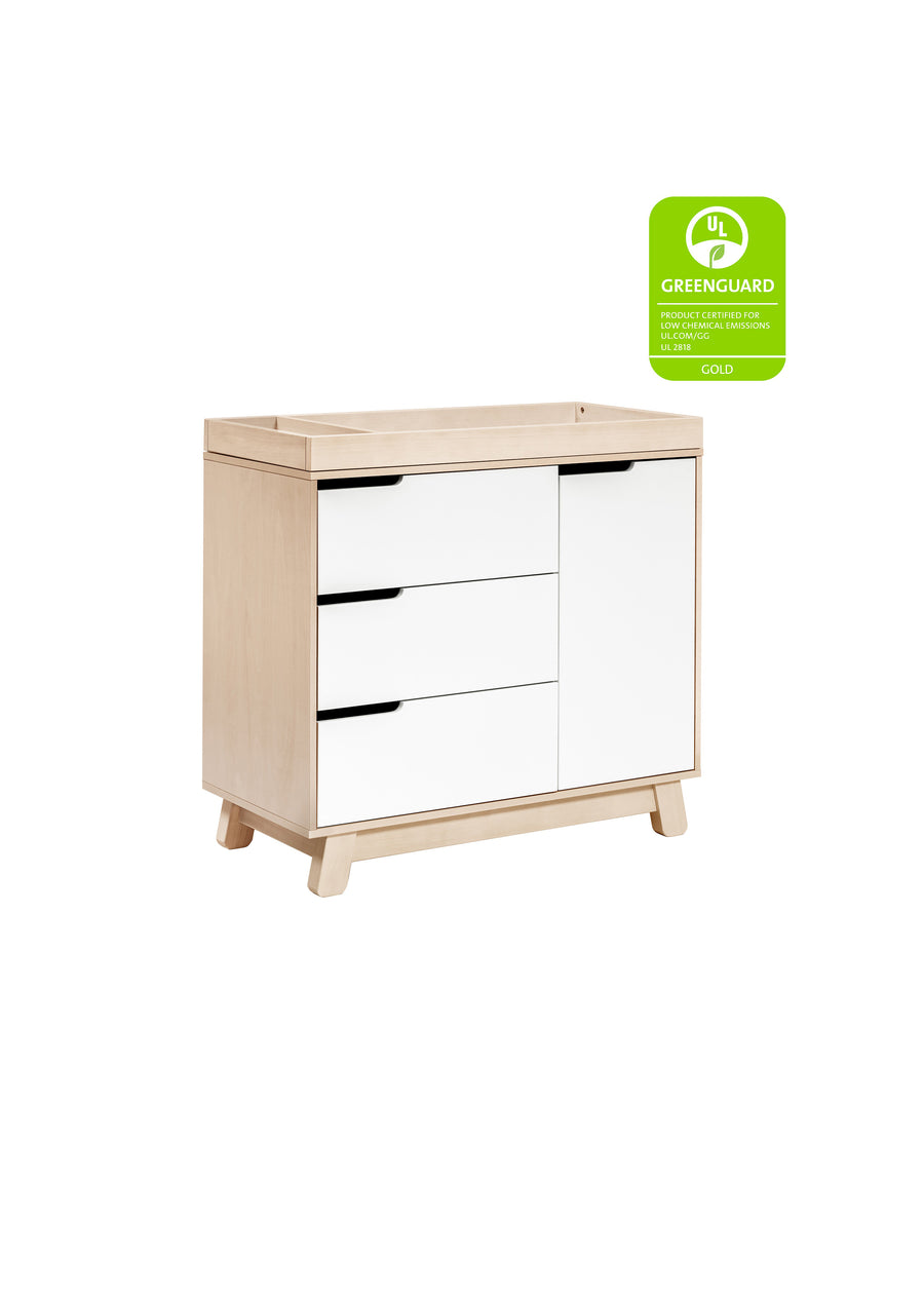 HUDSON CHANGER DRESSER - WASHED NATURAL/WHITE