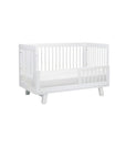 HUDSON 3-IN-1 CONVERTIBLE CRIB WITH TODDLER BED CONVERSION KIT - WHITE
