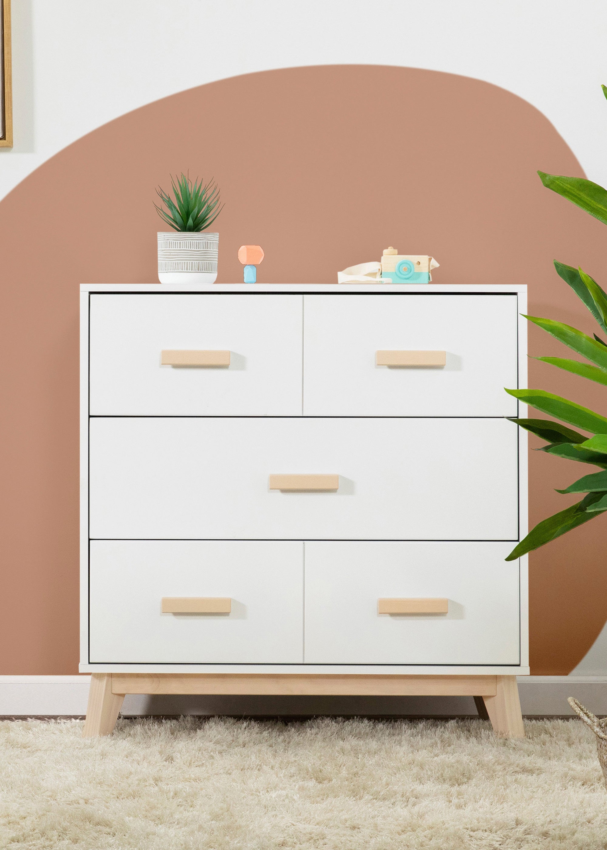 SCOOT 3-DRAWER CHANGER DRESSER WITH REMOVABLE CHANGING TRAY - COLOR OPTIONS