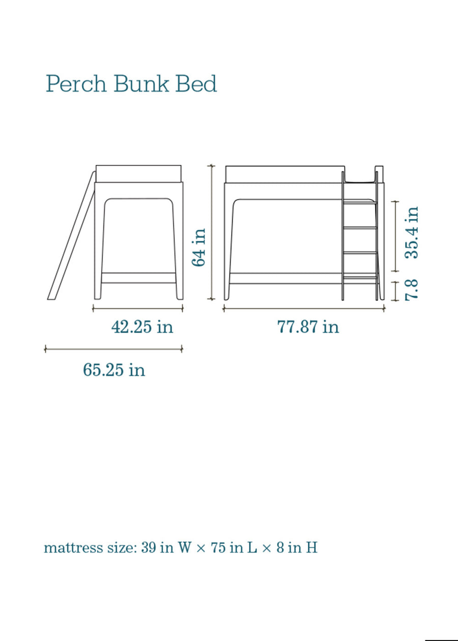 PERCH BUNK BED - BIRCH