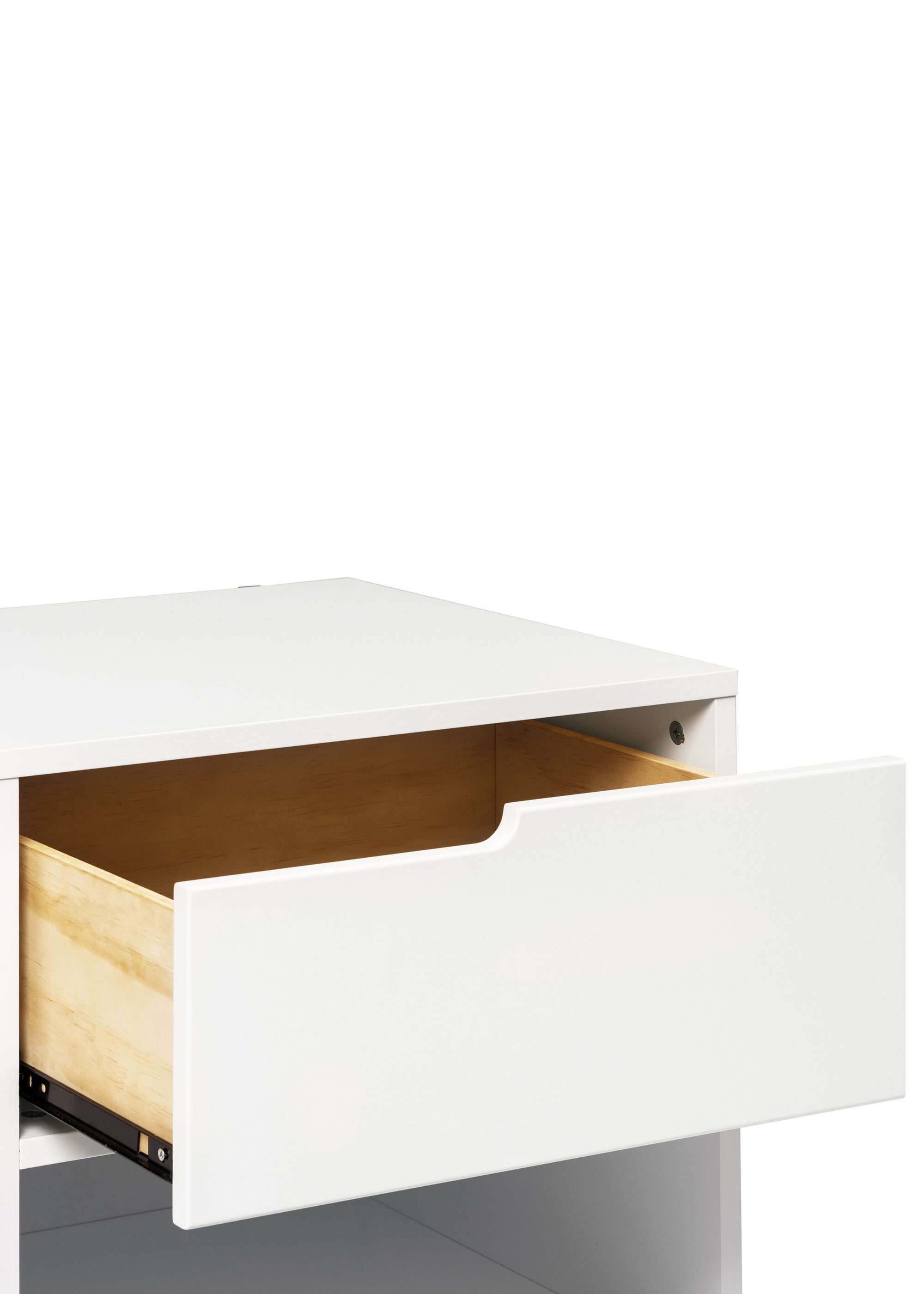 HUDSON NIGHTSTAND WITH USB PORT - WHITE