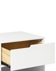 HUDSON NIGHTSTAND WITH USB PORT - WHITE