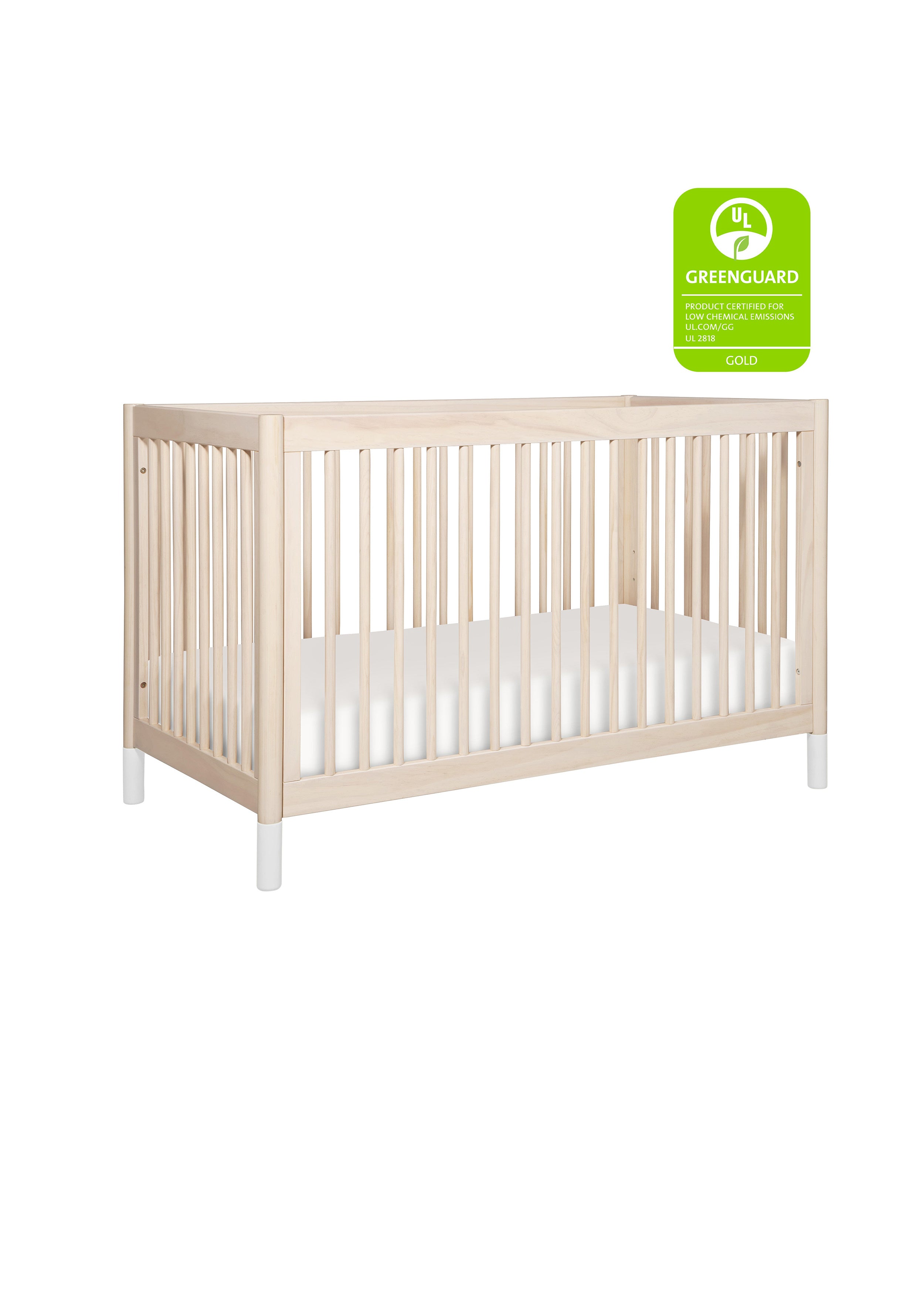 BABYLETTO gelato 4in1 conv crib w conv kit Washed Nat eggy