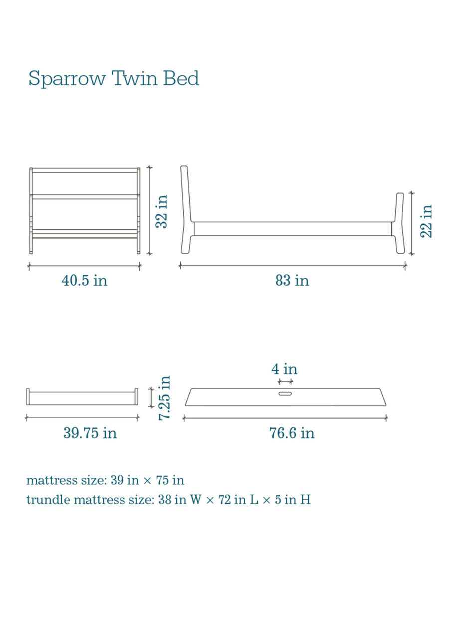 SPARROW TWIN BED