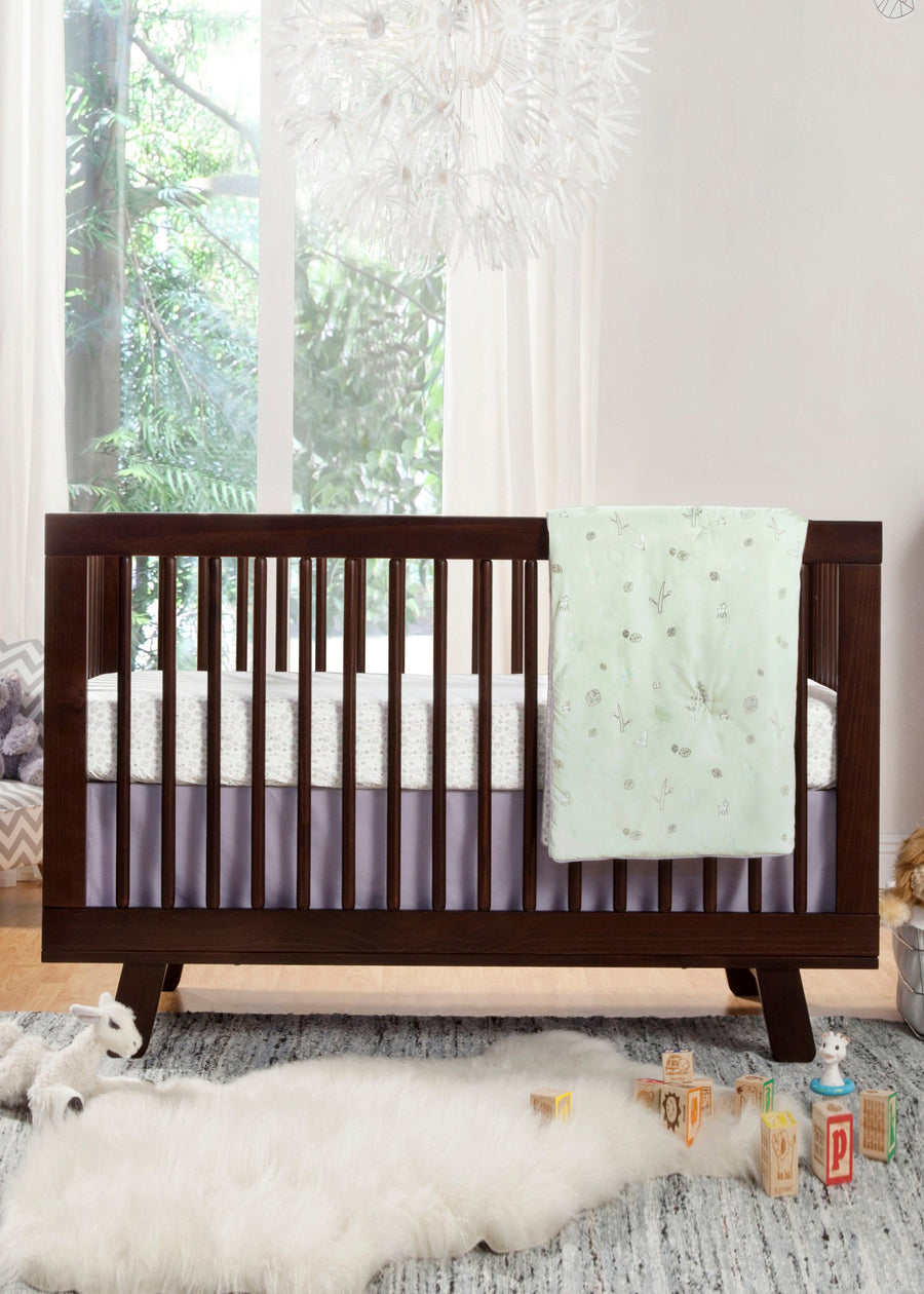 HUDSON 3-IN-1 CONVERTIBLE CRIB WITH TODDLER BED CONVERSION KIT - ESPRESSO