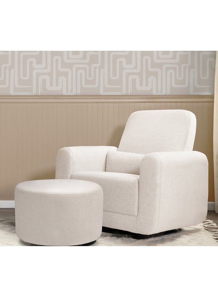 TUBA GLIDING OTTOMAN IN ECO-PERFORMANCE FABRIC - COLOR OPTIONS