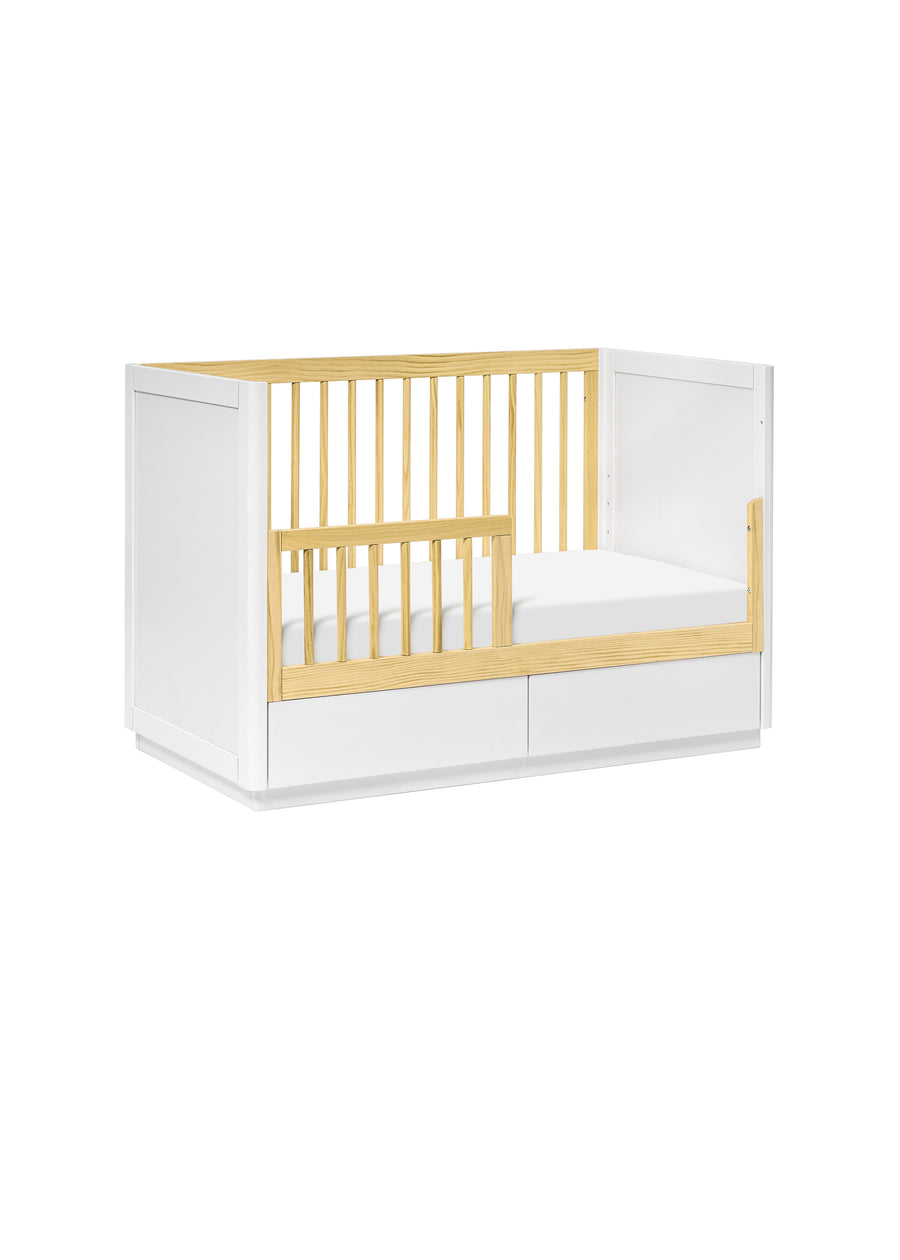 BENTO 3-IN-1 CONVERTIBLE STORAGE CRIB WITH TODDLER BED CONVERSION KIT - COLOR OPTIONS