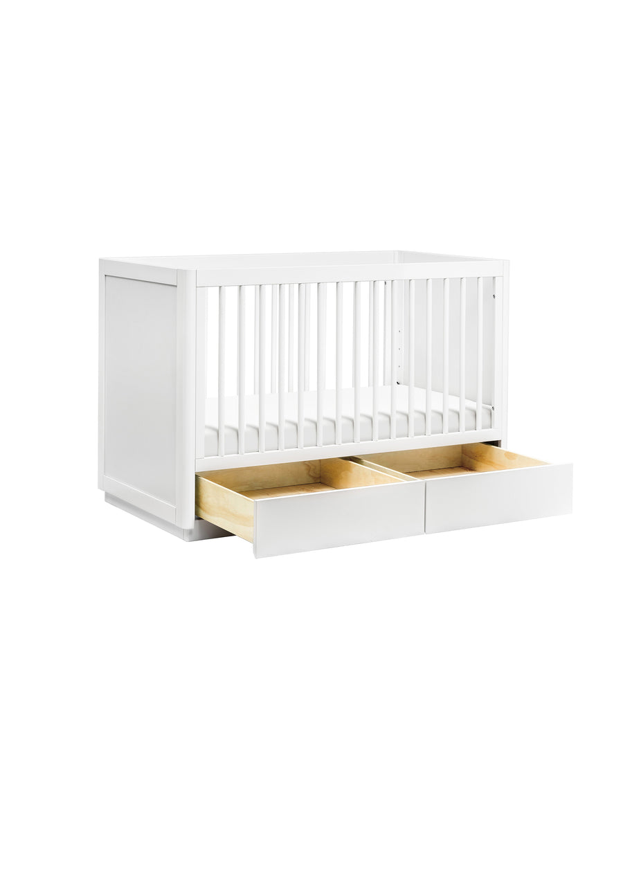 BENTO 3-IN-1 CONVERTIBLE STORAGE CRIB WITH TODDLER BED CONVERSION KIT - COLOR OPTIONS