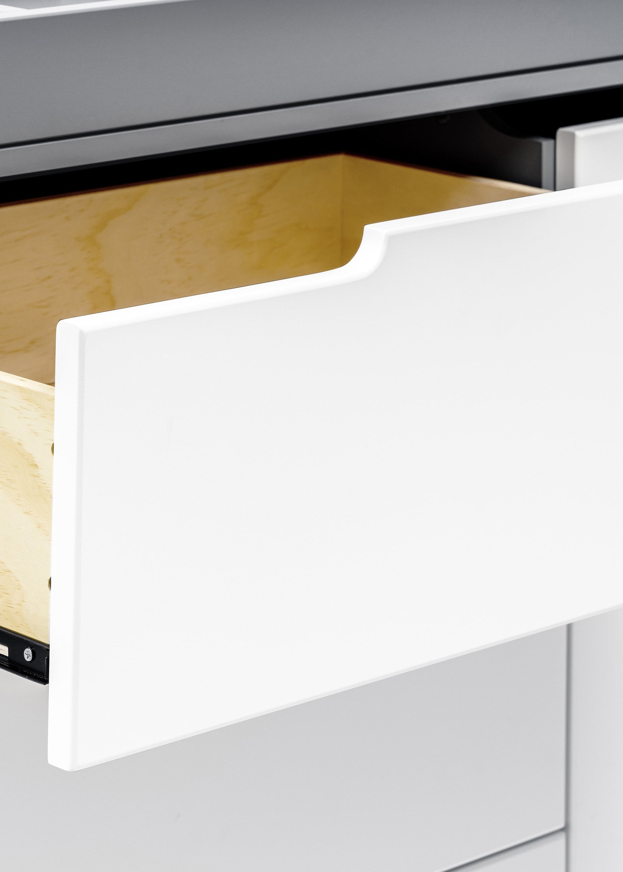 HUDSON CHANGER DRESSER - GREY/WHITE