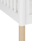 GELATO 4-IN-1 CONVERTIBLE CRIB WITH TODDLER BED CONVERSION KIT - WHITE