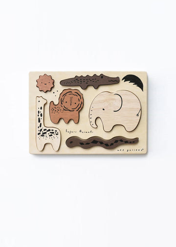 WOODEN TRAY PUZZLE - SAFARI