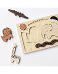 WOODEN TRAY PUZZLE - SAFARI