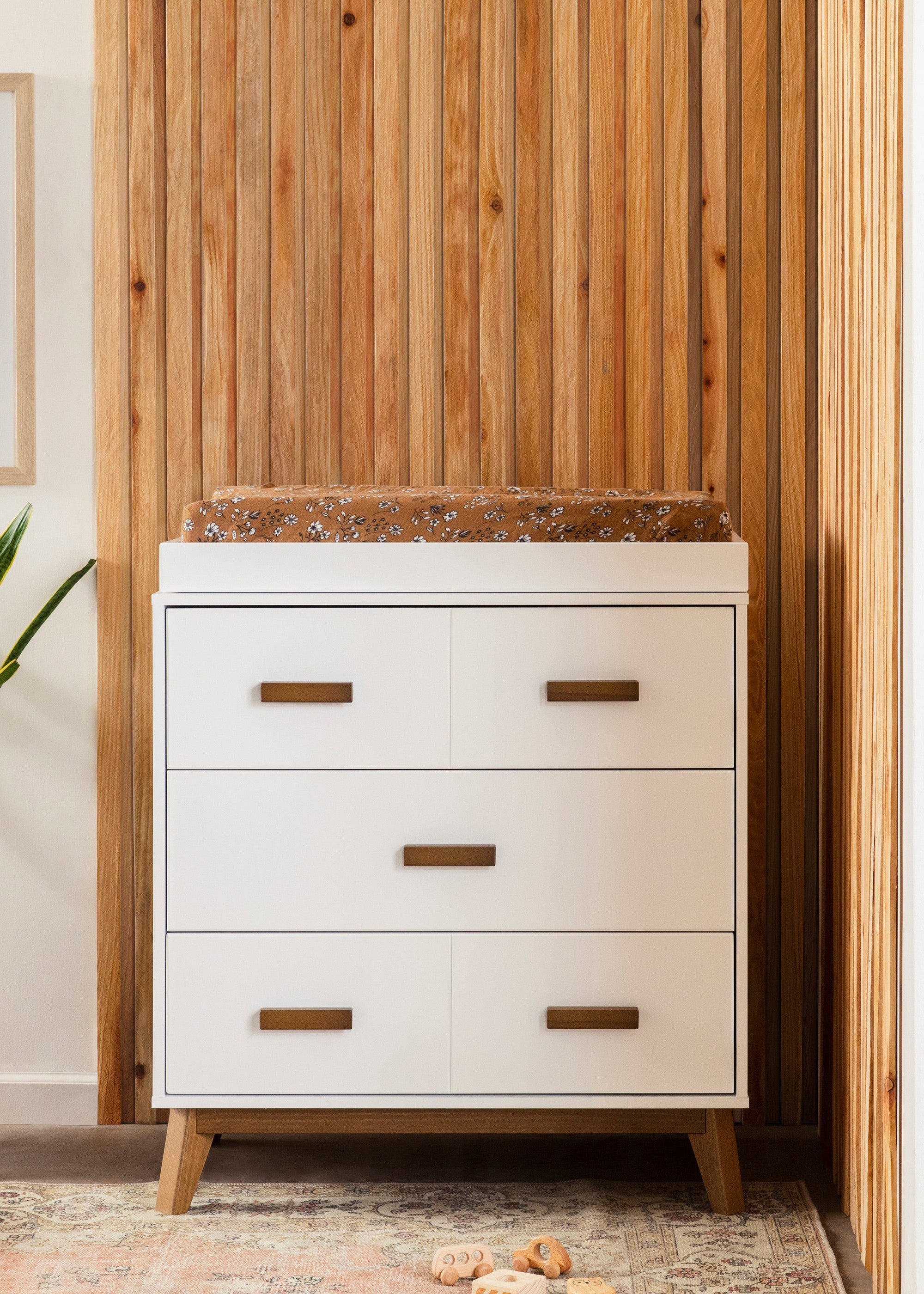 SCOOT 3-DRAWER CHANGER DRESSER WITH REMOVABLE CHANGING TRAY - COLOR OPTIONS