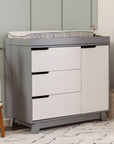 HUDSON CHANGER DRESSER - GREY/WHITE