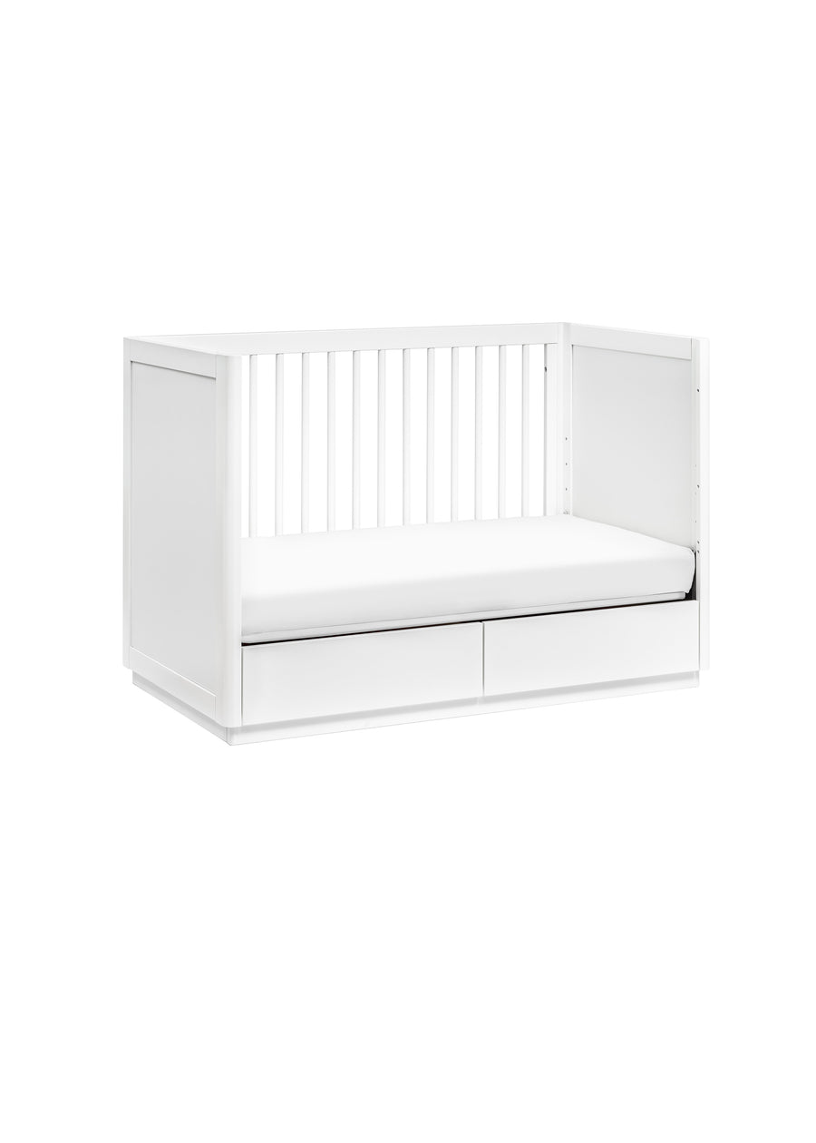 BENTO 3-IN-1 CONVERTIBLE STORAGE CRIB WITH TODDLER BED CONVERSION KIT - COLOR OPTIONS